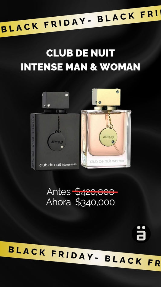 Oferta Dúo Club de Nuit Intense Man + Woman Perfume Zugi 