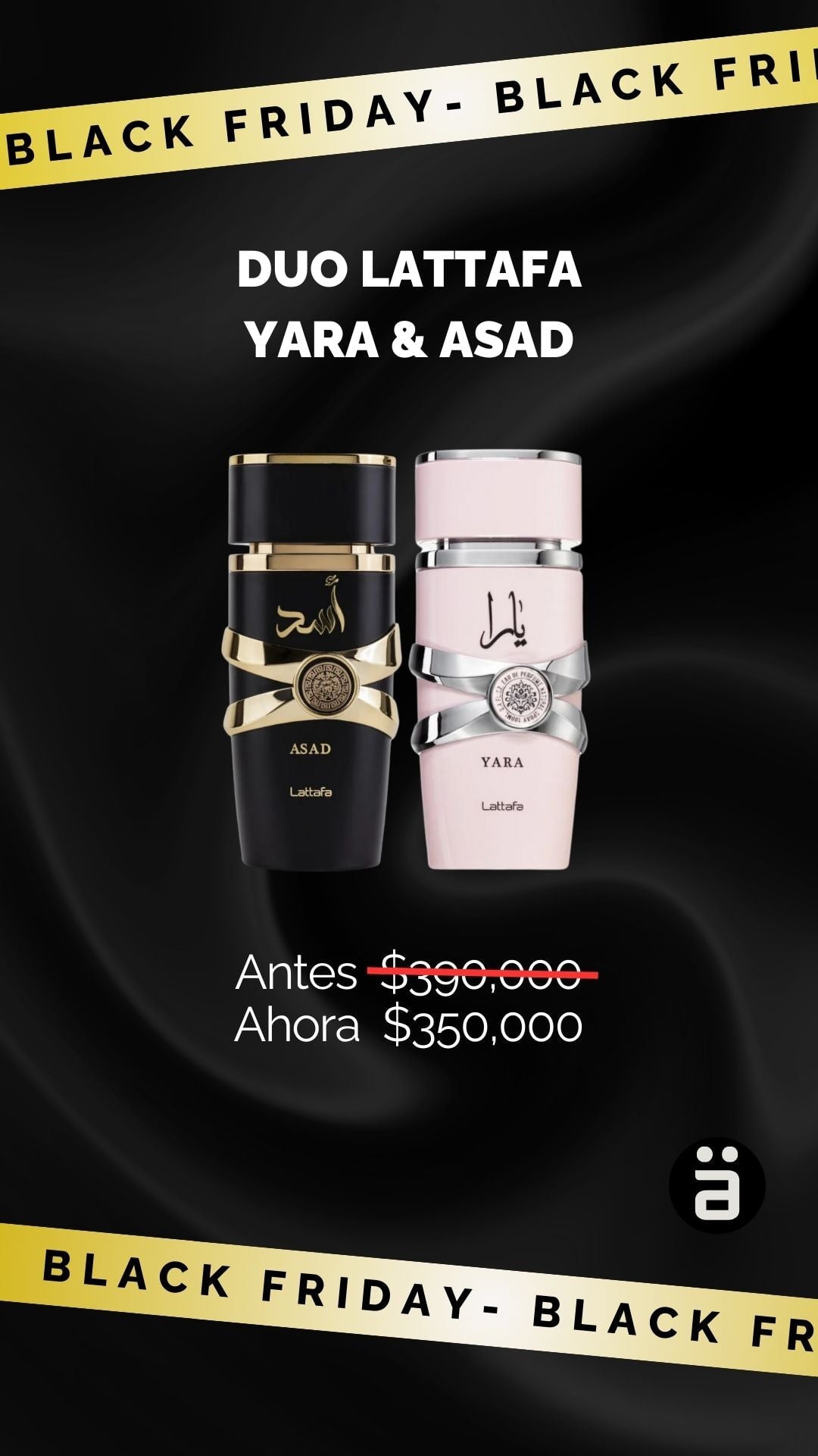 Oferta Dúo Lattafa Yara + Asad Perfume Zugi 